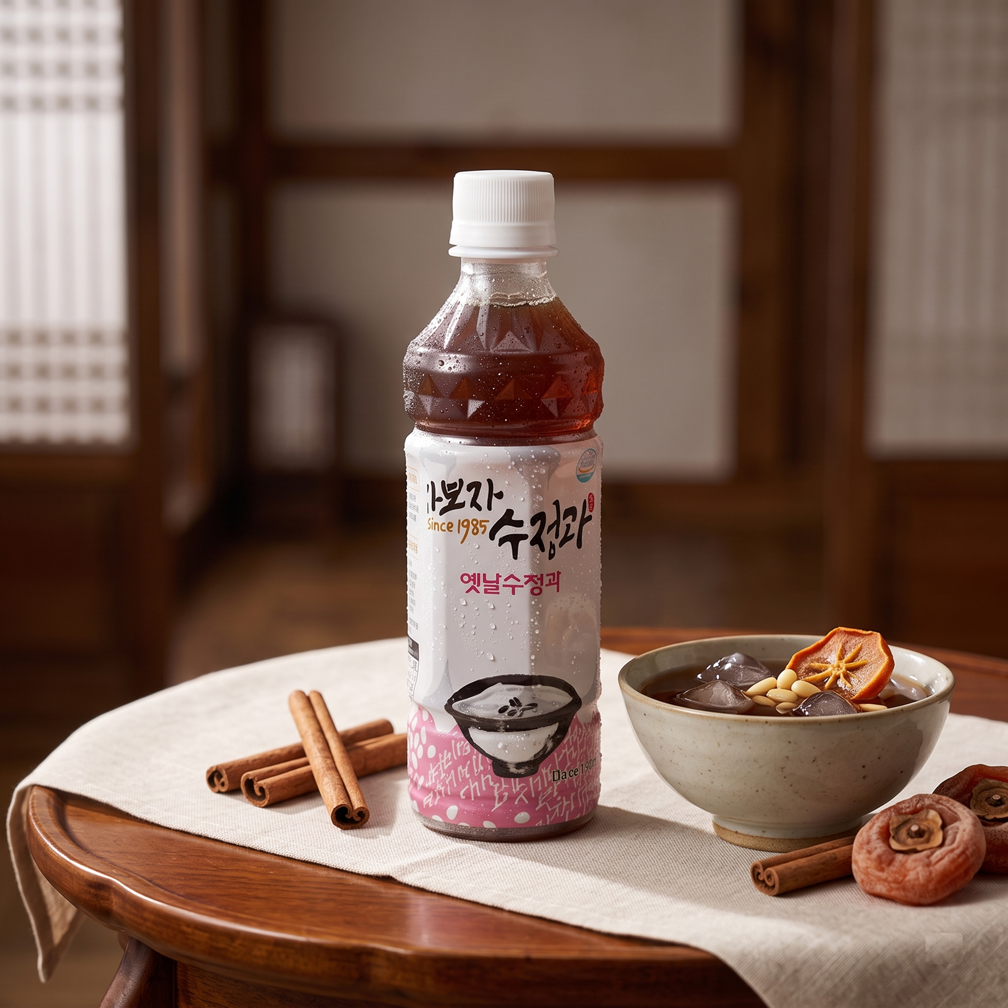 [섬을담다] HACCP인증 가보자 옛날수정과 전통음료 340ml, 20개